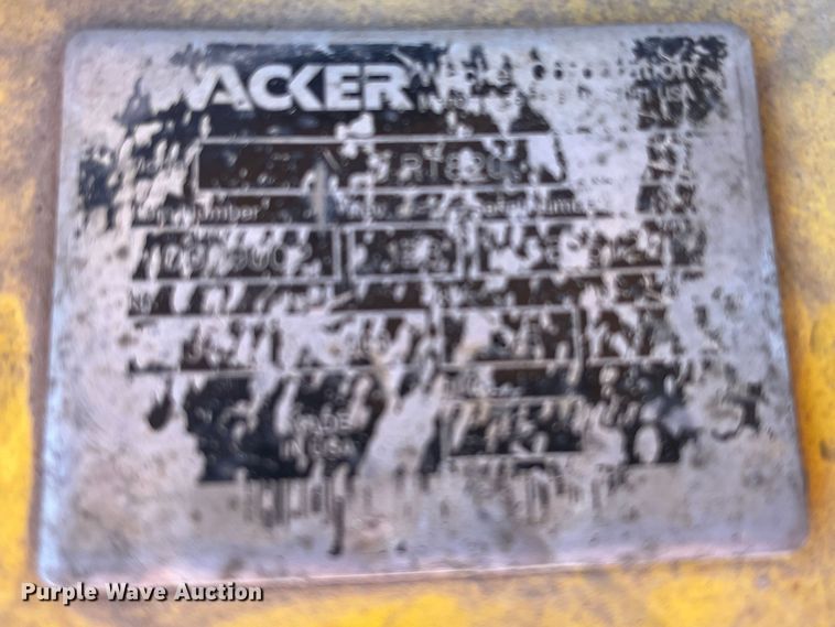 image for item DR7357 Wacker RT820  trench compactor