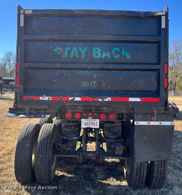 image for item DR7360 1996 Western  end dump trailer