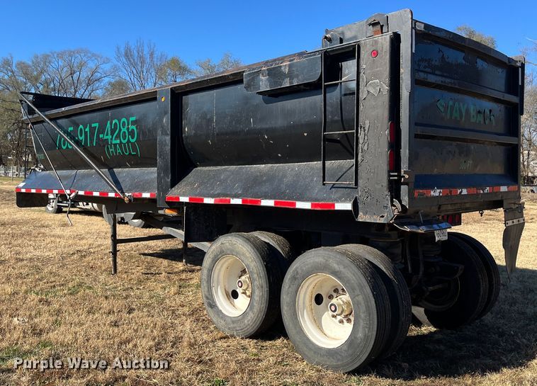 image for item DR7360 1996 Western  end dump trailer