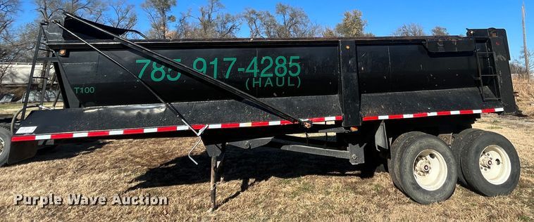 image for item DR7360 1996 Western  end dump trailer