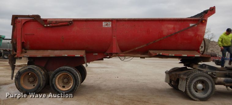 image for item DS6295 1996 Reliance  end dump trailer