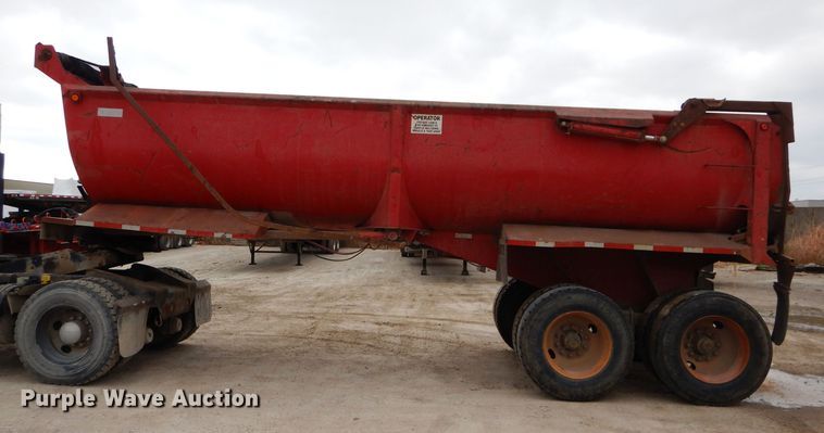 image for item DS6295 1996 Reliance  end dump trailer