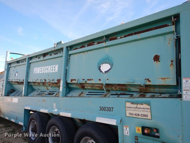 image for item DS8247 2007 Powerscreen Phoenix 3300  trommel screen