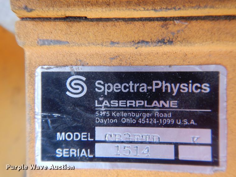 image for item HQ9528 (2) Spectra Physics Laser Plane laser levels
