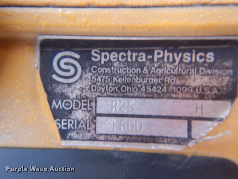 image for item HQ9528 (2) Spectra Physics Laser Plane laser levels