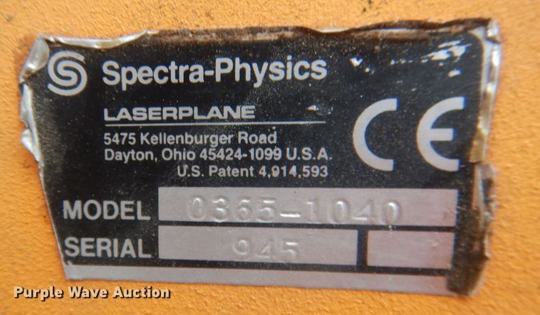image for item HQ9529 Spectra-Physics Laserplane  surveying equipment