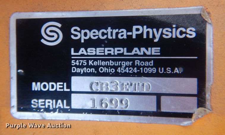 image for item HQ9529 Spectra-Physics Laserplane  surveying equipment