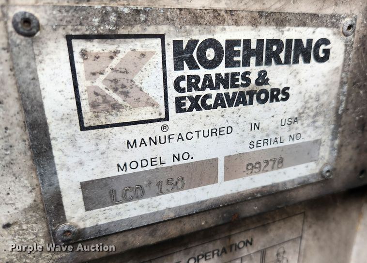 image for item JB9782 Terex LCD150  crane