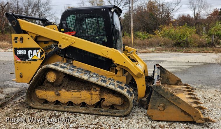 image for item JB9787 2015 Caterpillar 299D  tracked skid steer loader