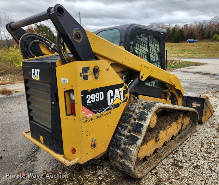 image for item JB9787 2015 Caterpillar 299D  tracked skid steer loader