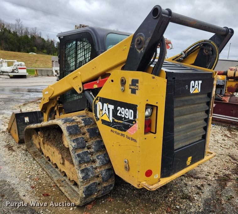 image for item JB9787 2015 Caterpillar 299D  tracked skid steer loader