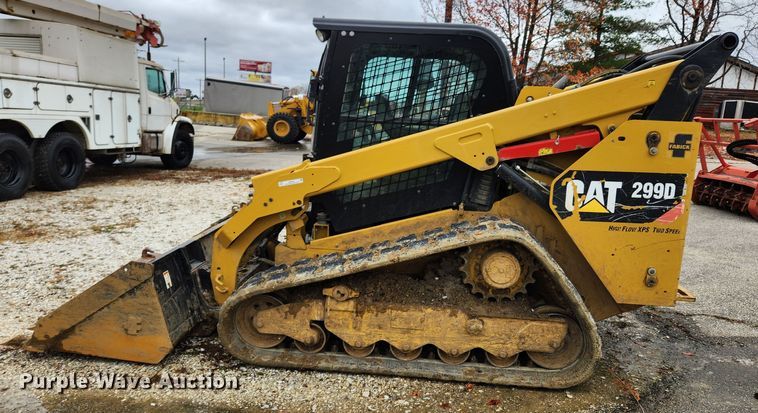 image for item JB9787 2015 Caterpillar 299D  tracked skid steer loader