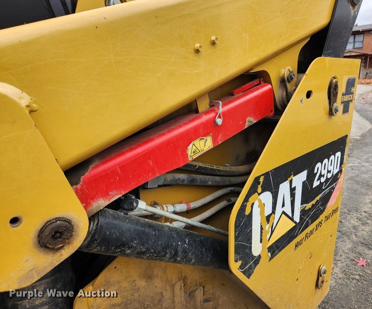 image for item JB9787 2015 Caterpillar 299D  tracked skid steer loader