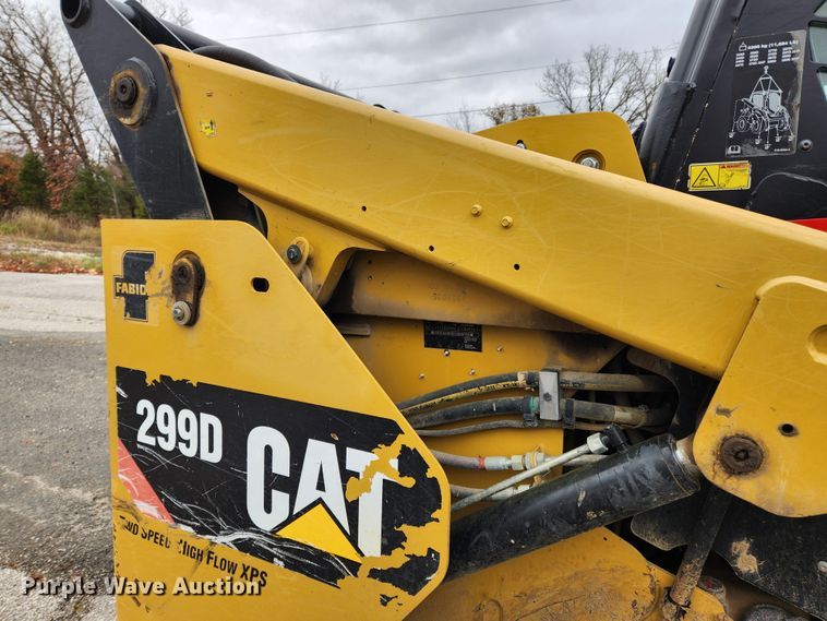 image for item JB9787 2015 Caterpillar 299D  tracked skid steer loader