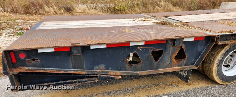 image for item JB9788 2008 Trail King TK110HT-443  drop deck trailer