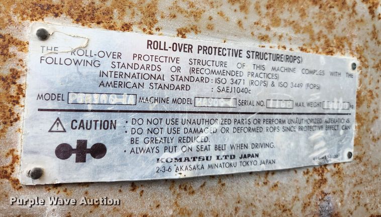 image for item JB9793 1985 Komatsu WA300  wheel loader