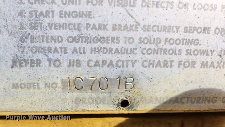 image for item JB9794 Broderson IC701B  crane