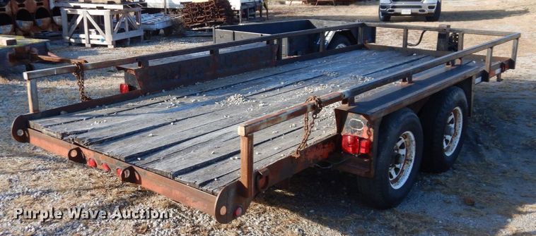 image for item JK9063 1997 Belshe CT-2  equipment trailer