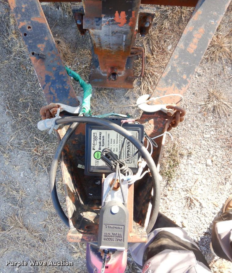 image for item JK9063 1997 Belshe CT-2  equipment trailer