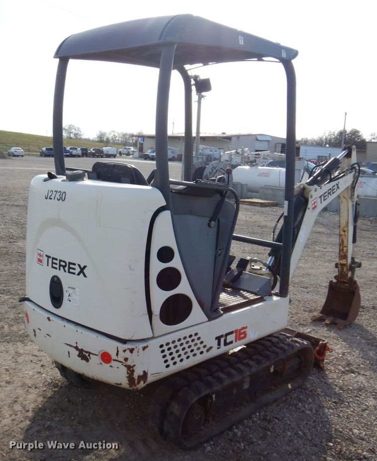 image for item JL9791 2010 Terex TC16  mini excavator