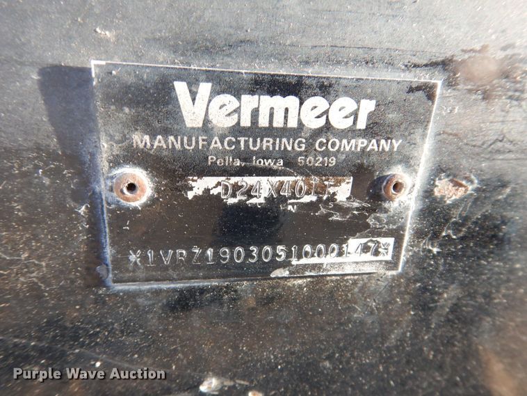 image for item JL9793 2005 Vermeer D24X40 Series II  directional boring unit
