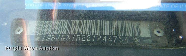 image for item JL9801 2002 Chevrolet Express G3500  fiber optic splicing truck