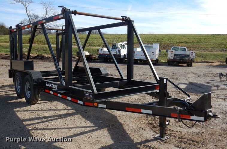 image for item JL9802 2017 Custom MRT-1400-2  reel trailer