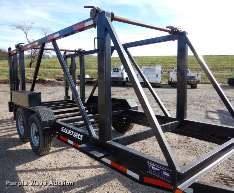 image for item JL9802 2017 Custom MRT-1400-2  reel trailer