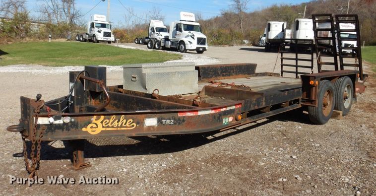 image for item JL9807 2013 Belshe T162EP  equipment trailer