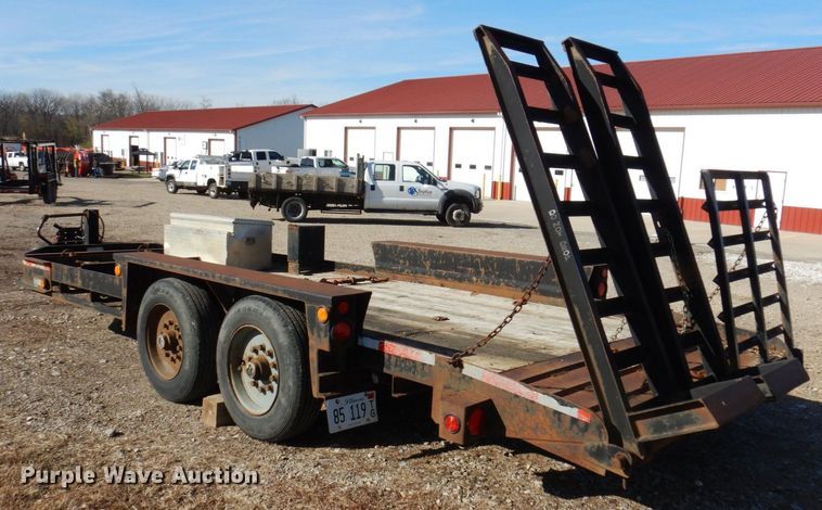 image for item JL9807 2013 Belshe T162EP  equipment trailer