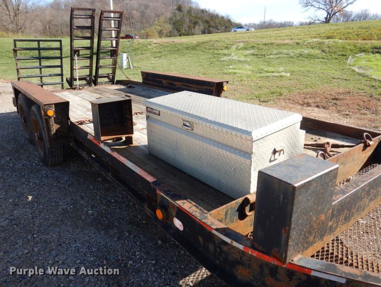 image for item JL9807 2013 Belshe T162EP  equipment trailer