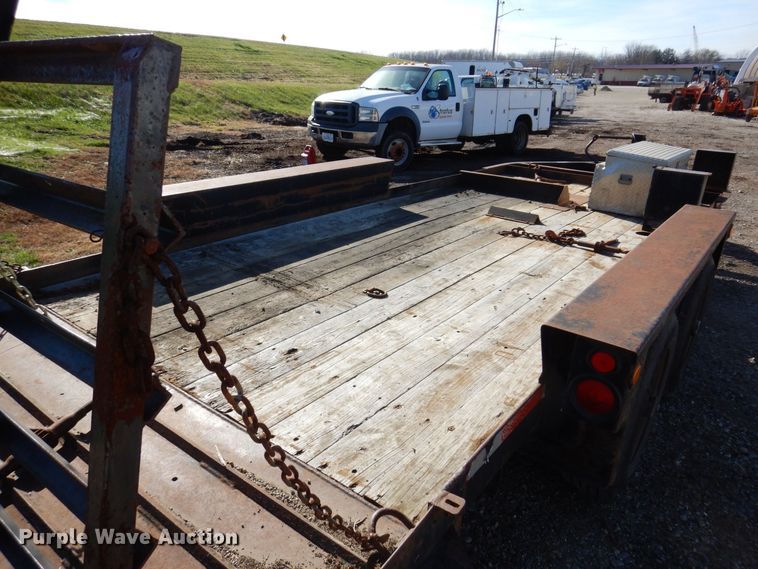 image for item JL9807 2013 Belshe T162EP  equipment trailer