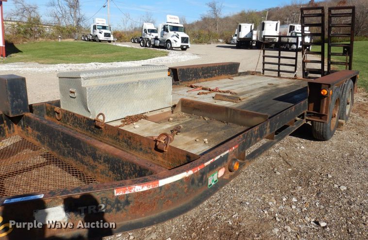 image for item JL9807 2013 Belshe T162EP  equipment trailer