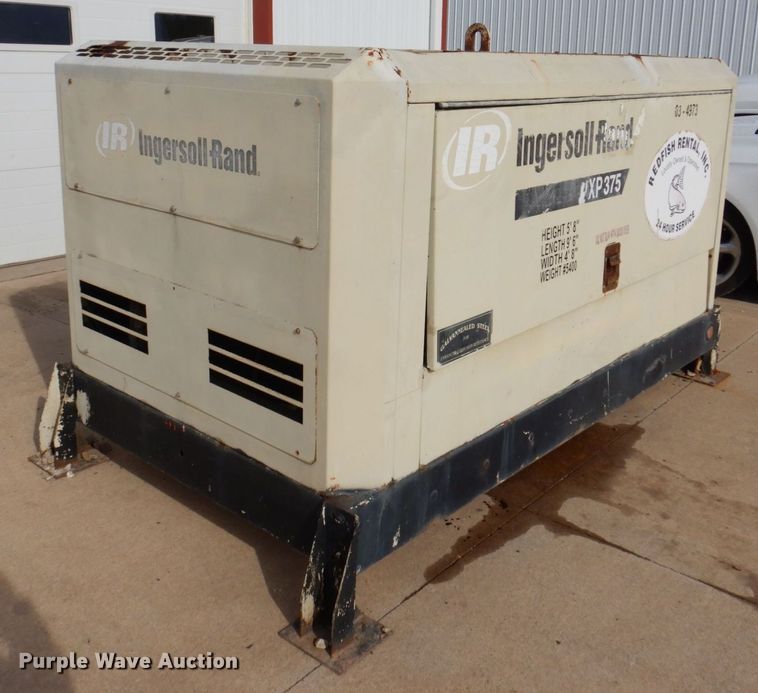 image for item JL9809 2006 Ingersoll Rand XP375WCU  air compressor