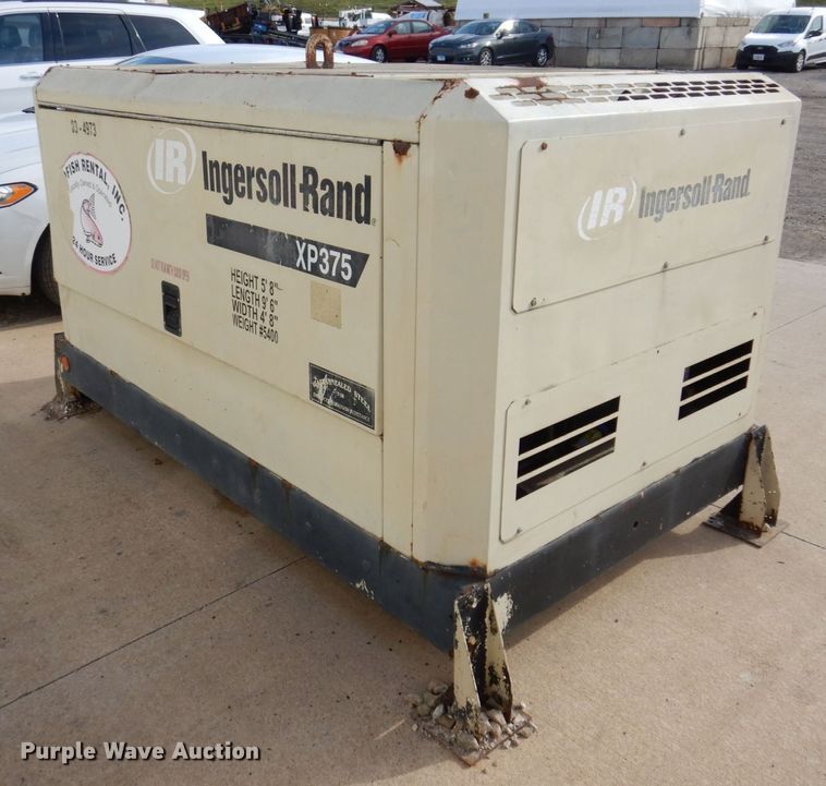 image for item JL9809 2006 Ingersoll Rand XP375WCU  air compressor