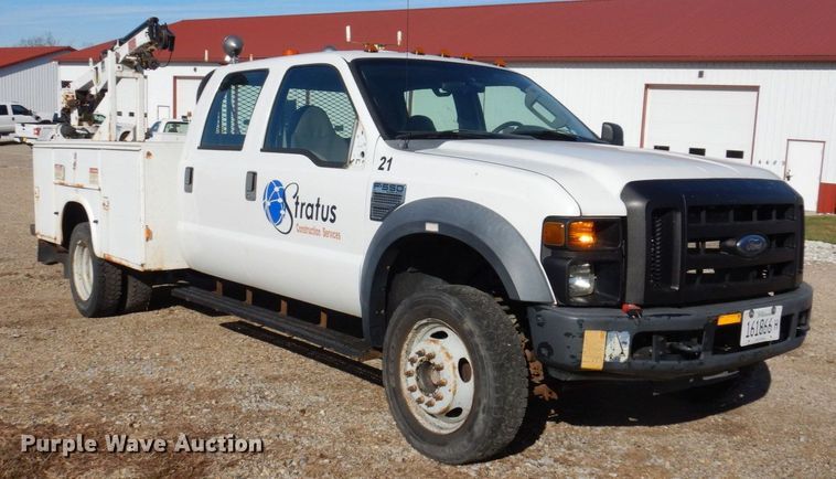 image for item JL9814 2008 Ford F550 Super Duty XL  utility / service truck