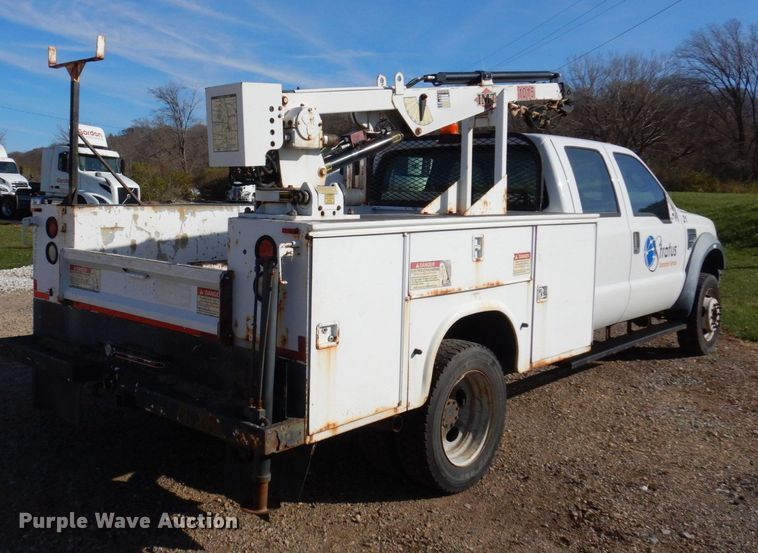 image for item JL9814 2008 Ford F550 Super Duty XL  utility / service truck