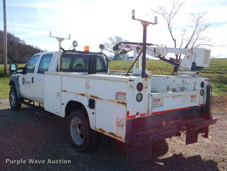 image for item JL9814 2008 Ford F550 Super Duty XL  utility / service truck