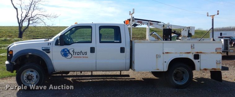 image for item JL9814 2008 Ford F550 Super Duty XL  utility / service truck