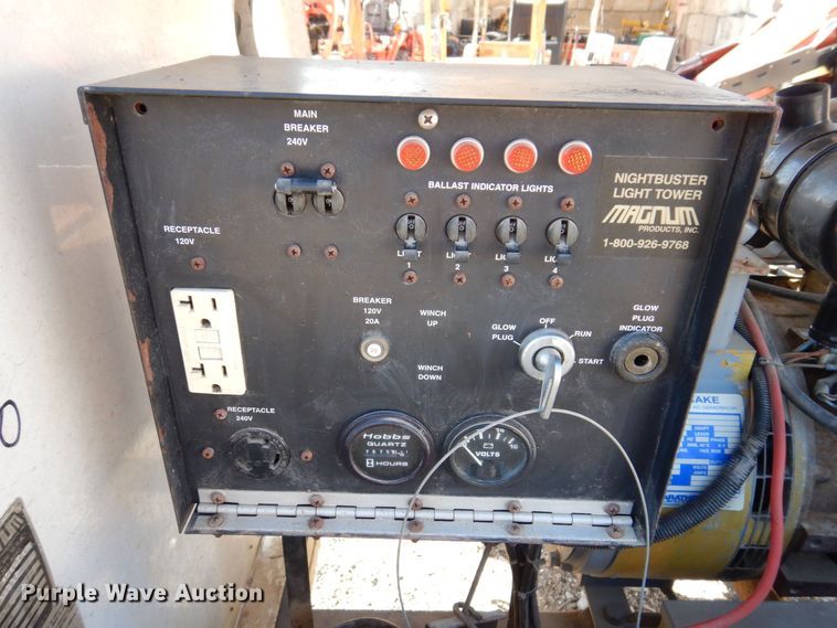 image for item JL9818 1999 Magnum 4060IMH  light plant