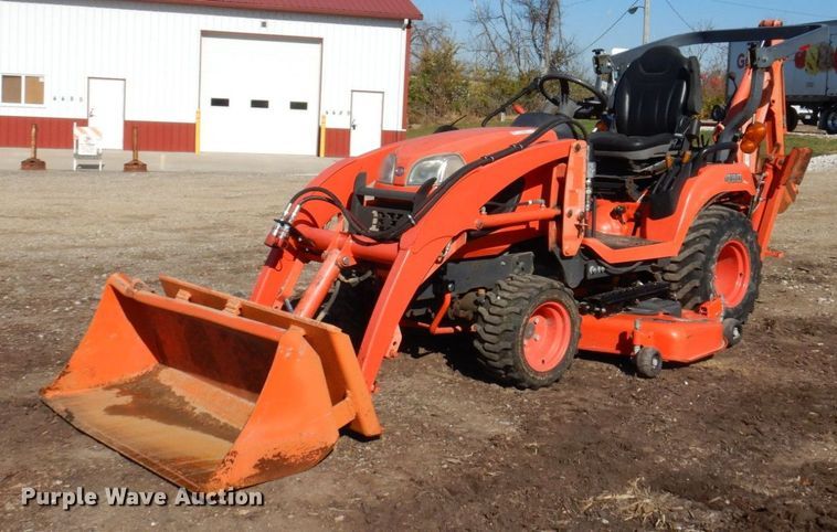 image for item JL9822 2014 Kubota BX25DLB  MFWD tractor