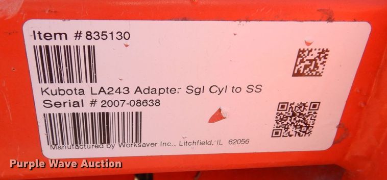 image for item JL9822 2014 Kubota BX25DLB  MFWD tractor