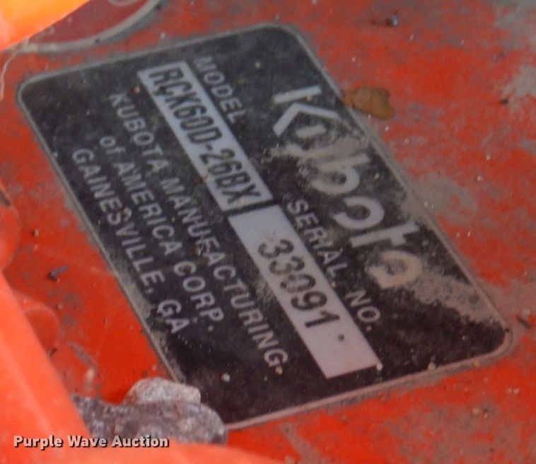 image for item JL9822 2014 Kubota BX25DLB  MFWD tractor