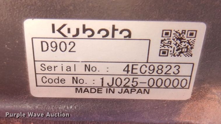 image for item JL9822 2014 Kubota BX25DLB  MFWD tractor
