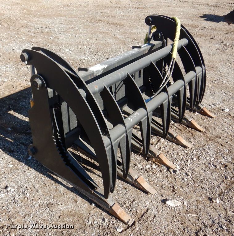 image for item JL9826 66"W skid steer grapple bucket