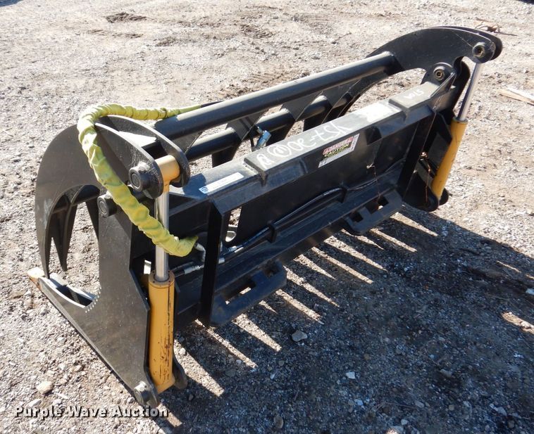 image for item JL9826 66"W skid steer grapple bucket