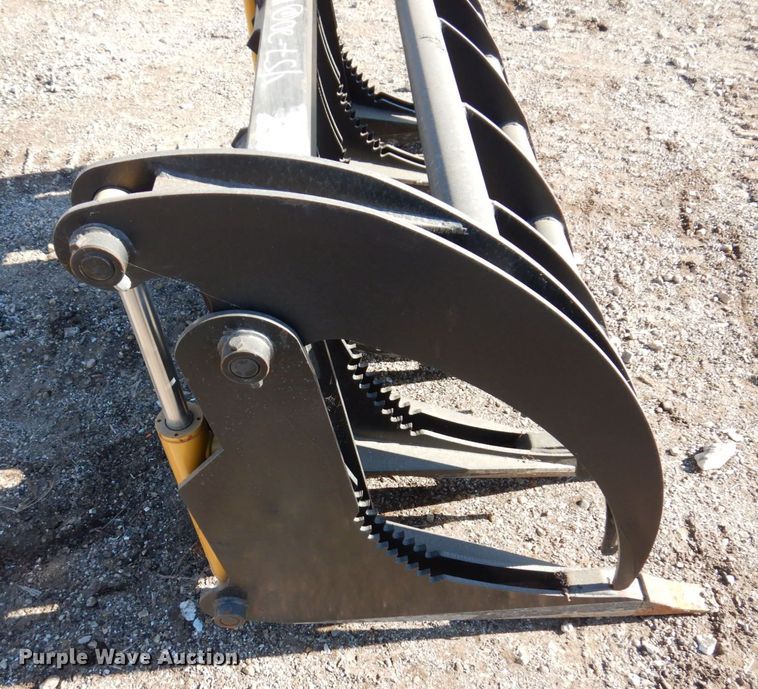 image for item JL9826 66"W skid steer grapple bucket