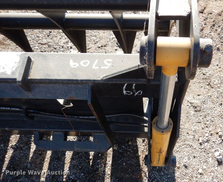 image for item JL9826 66"W skid steer grapple bucket