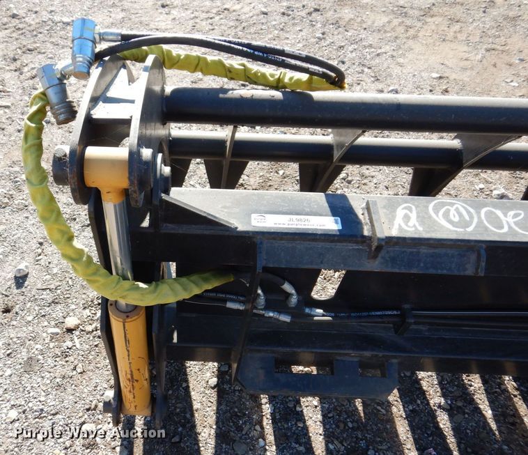 image for item JL9826 66"W skid steer grapple bucket