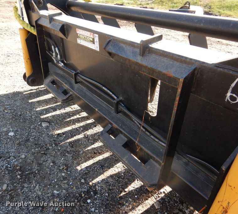 image for item JL9826 66"W skid steer grapple bucket